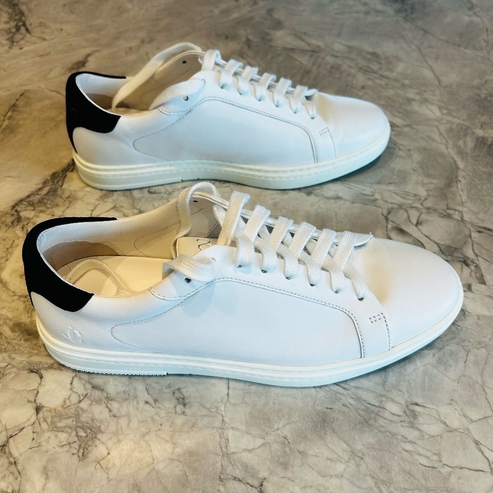 Jimmy Choo Mens Leather Sneaker